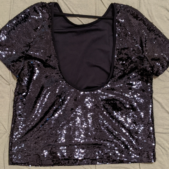 Boxy sequin top - Picture 4 of 8